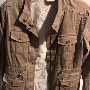 L.L. Bean Light Brown lined utility Jacket .NWOT